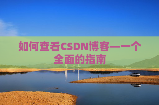 如何查看CSDN博客—一个全面的指南